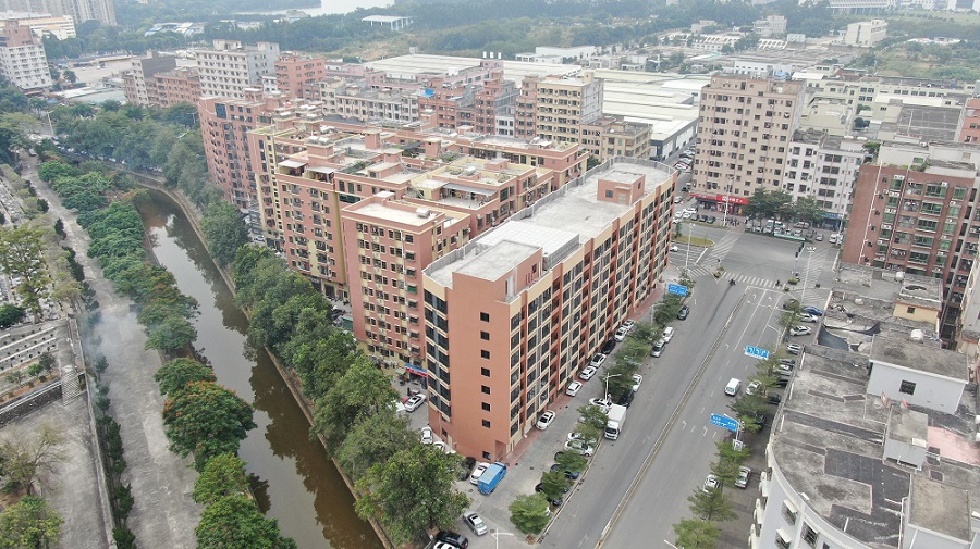 东莞寮步石龙坑石河西安置房工程